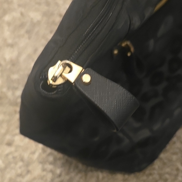 Michael Kors Black Leopard Print Tote - Picture 5 of 7